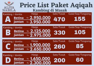 price list aqiqah cikarang aliyanabila